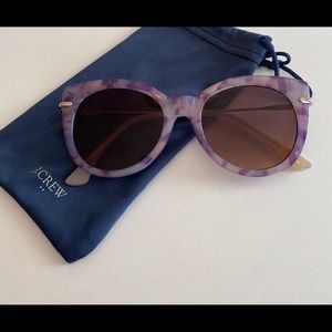 Fun J Crew purple tortoise shell sunglasses. NWOT